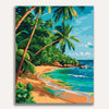 Paradise in the Sun Painting by Numbers Kit