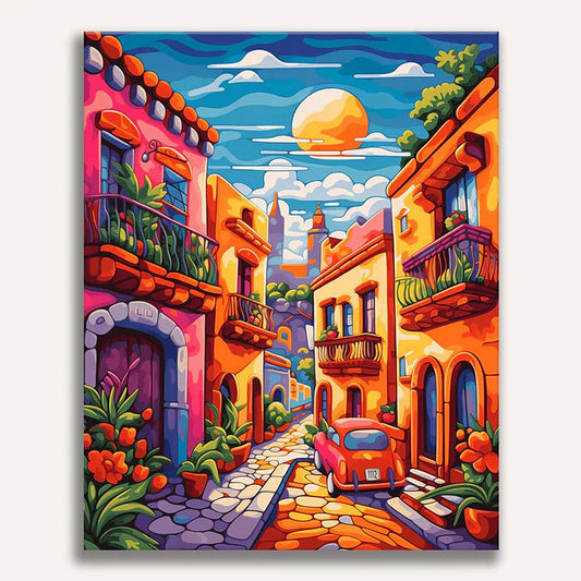 Boulevard Serenade Painting by Numbers Kit