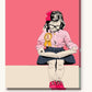 Sweetheart Soul paint by numbers kit on stretched canvas