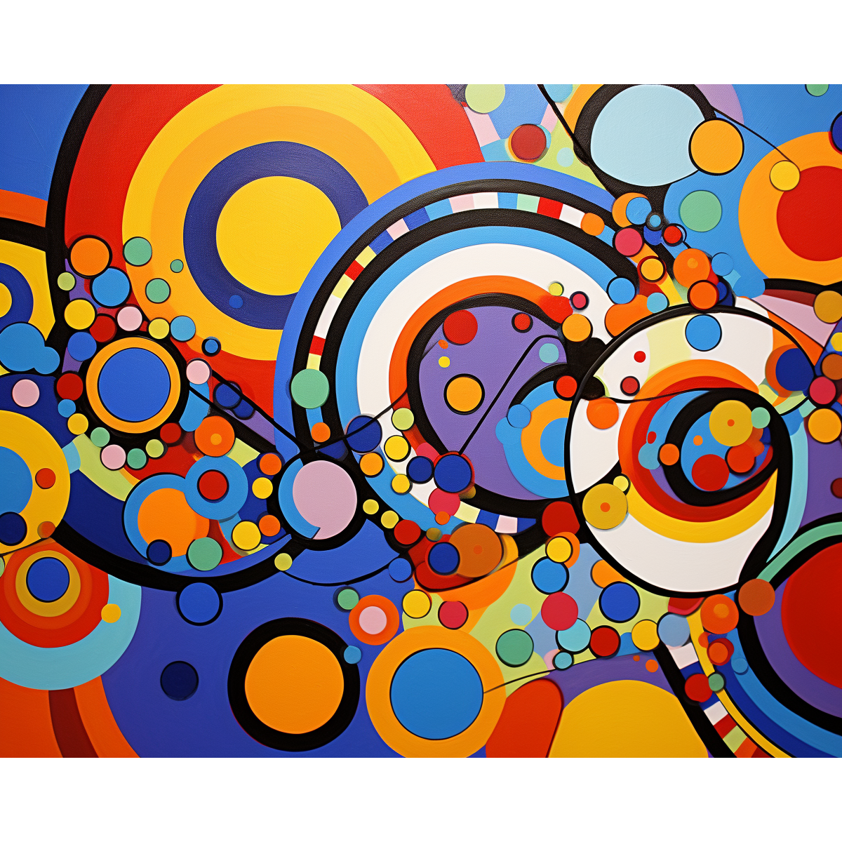 Swirling Fusion Painting by Numbers Premium Kit