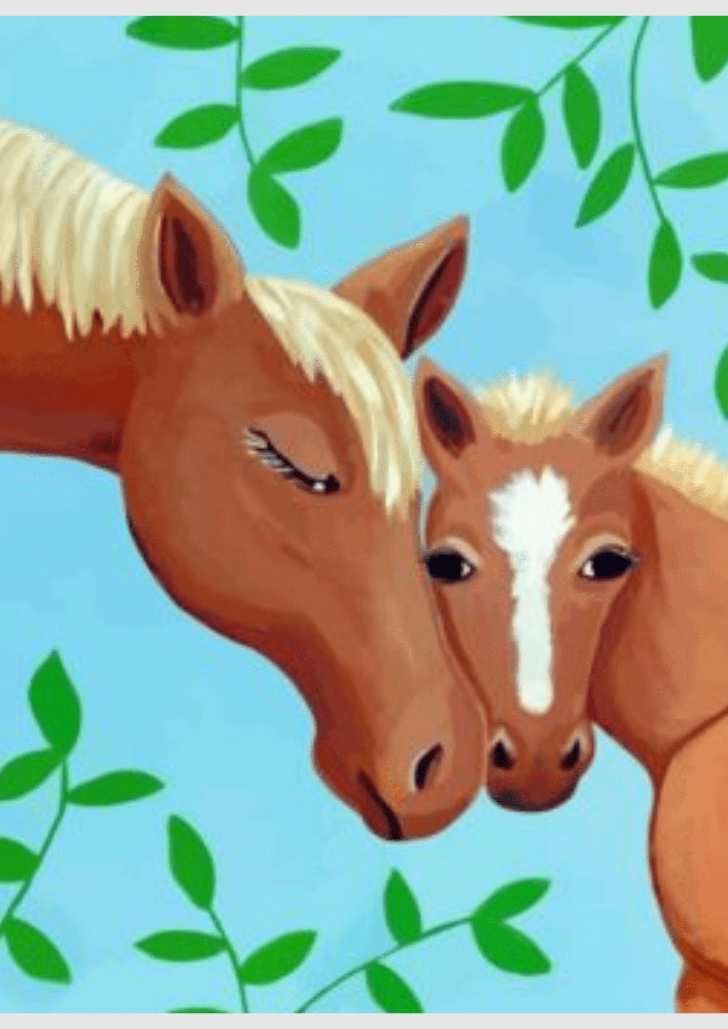 Tender Bond: Mother and Foal - Artistry By Numbers
