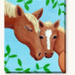 Tender Bond: Mother and Foal paint by numbers kit on stretched canvas