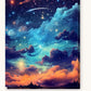 The Cosmic Firmament paint by numbers kit on stretched canvas