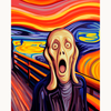 The Crying Figure Painting by Numbers Kit