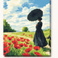 The Duchess Picnic paint by numbers kit on stretched canvas