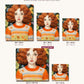 The Knitted Elegance canvas sizes from 12 x 12 to 23.5 x 23.5 inches