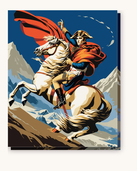The Little Emperor paint by numbers kit on stretched canvas