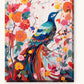 The Radiant Perch paint by numbers kit on stretched canvas