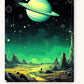 The Ringed Giant paint by numbers kit on stretched canvas
