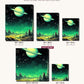 The Ringed Giant canvas sizes from 12 x 12 to 23.5 x 23.5 inches