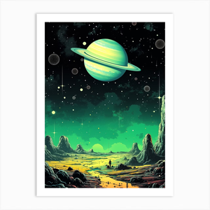 光環巨行星數字油畫套組