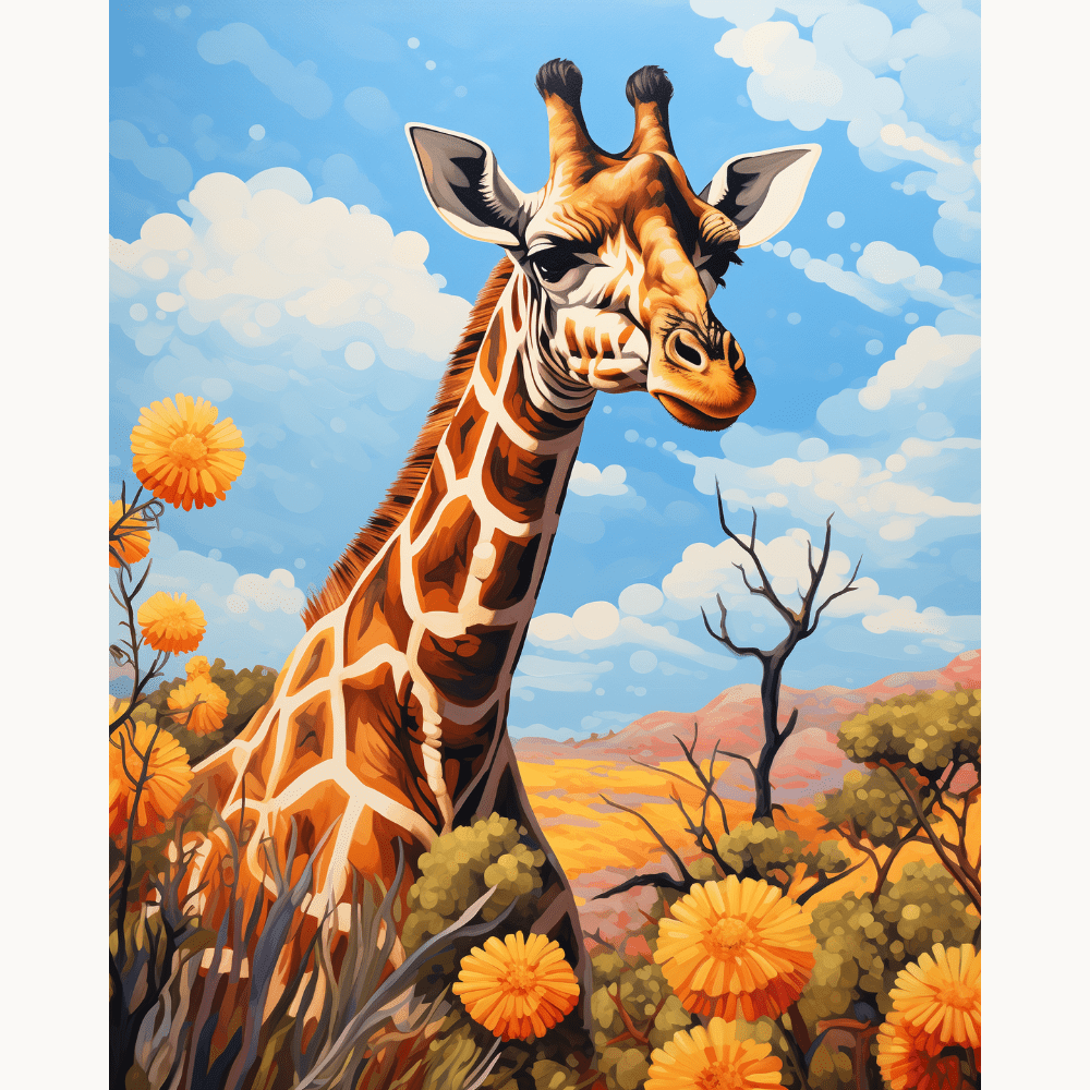 The Tall Gaze Premium Collection Canvas Art Kit