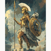 The Warrior Painting by Numbers Premium Kit
