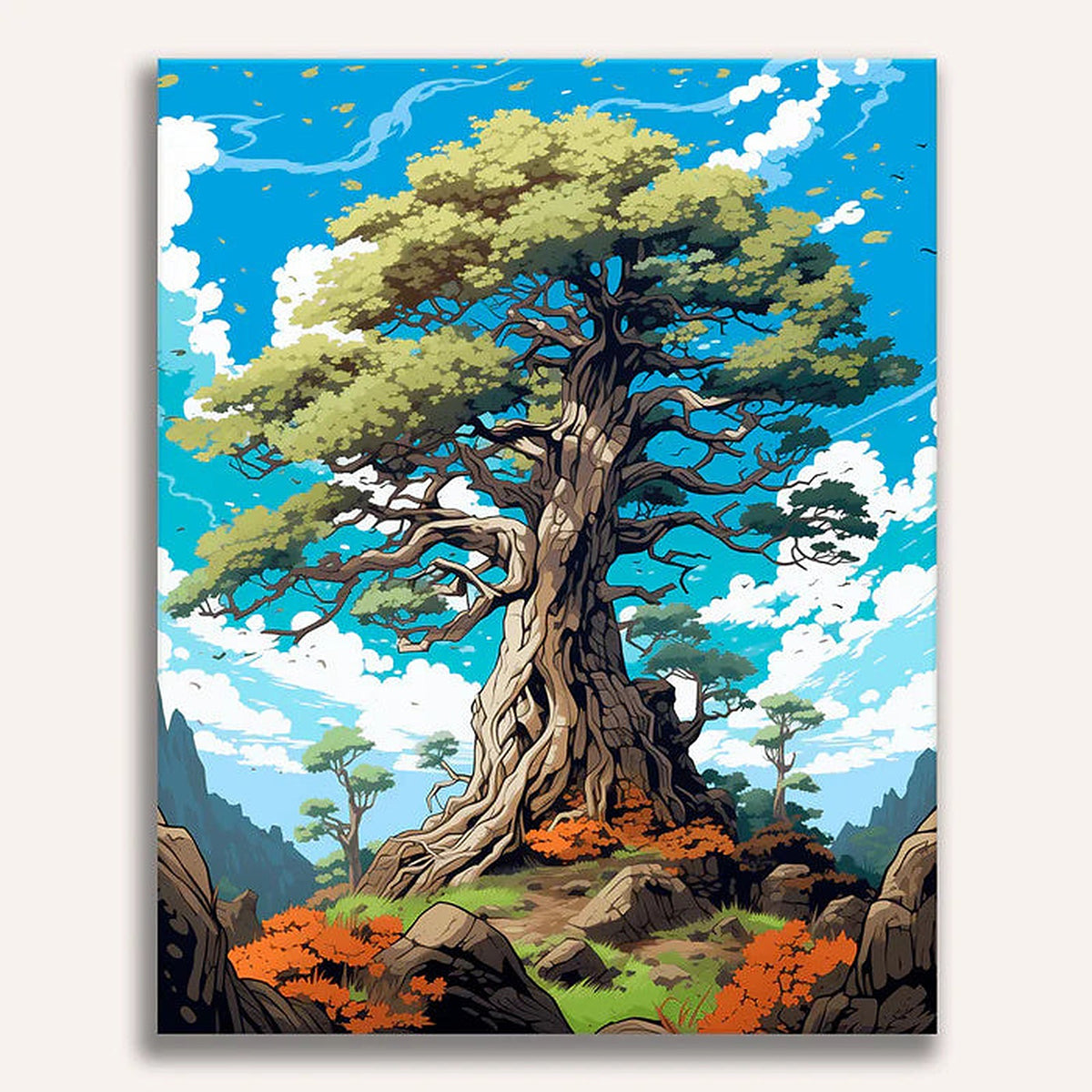 The Wisest Tree Painting by Numbers Premium Kit