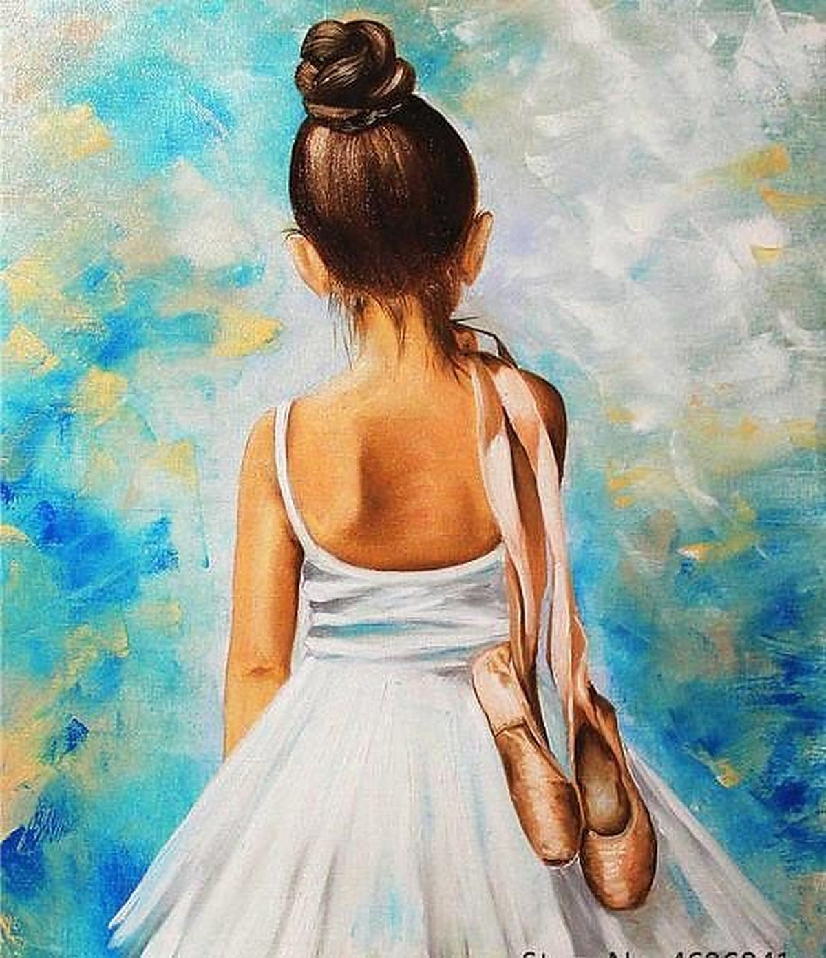 Tiny Dancing Angel Painting by Numbers Kit