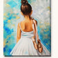 Tiny Dancing Angel paint by numbers kit on stretched canvas