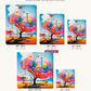 Tree of Eternal Dreams canvas sizes from 12 x 12 to 23.5 x 23.5 inches