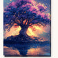 Tree of Life paint by numbers kit on stretched canvas