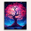 Twilight in the Trees - Paint by Numbers