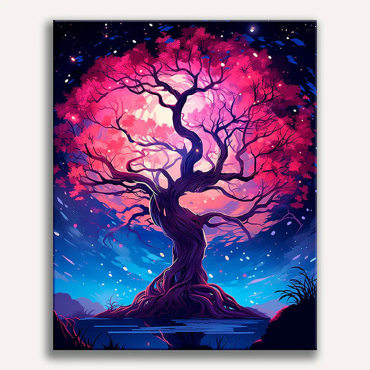 Twilight in the Trees - Paint by Numbers