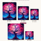 Twilight in the Trees canvas sizes from 12 x 12 to 23.5 x 23.5 inches