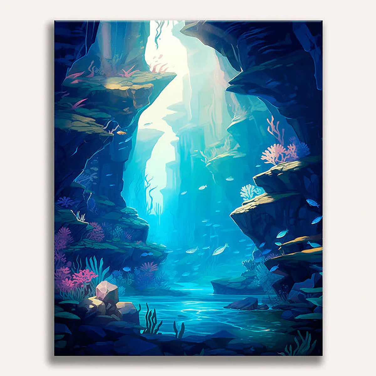Submerged Serenity Painting by Numbers Kit