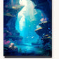 Submerged Serenity paint by numbers kit on stretched canvas