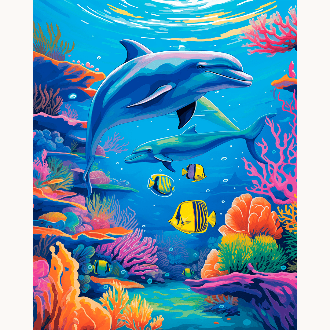 Underwater Paradise Painting by Numbers Kit