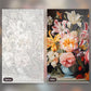 Variety Pot paint by numbers kit, before and after