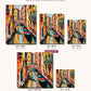 Venice Canal with Gondola canvas sizes from 12 x 12 to 23.5 x 23.5 inches
