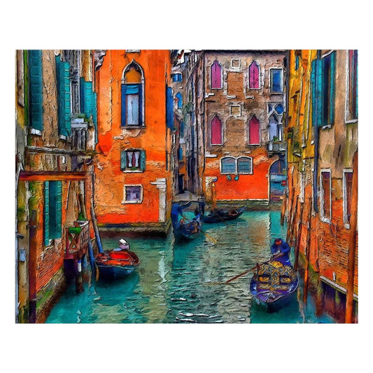 Canali di Venezia - Kit Dipingi con i Numeri