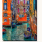 Canals of Venice paint by numbers kit on stretched canvas