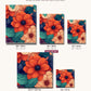 Vibrant Petals canvas sizes from 12 x 12 to 23.5 x 23.5 inches