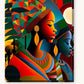 Vibrant Sisterhood paint by numbers kit on stretched canvas