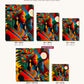 Vibrant Sisterhood canvas sizes from 12 x 12 to 23.5 x 23.5 inches