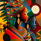 Vibrant Sisterhood Painting by Numbers Kit