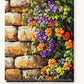 Vine Walls paint by numbers kit on stretched canvas