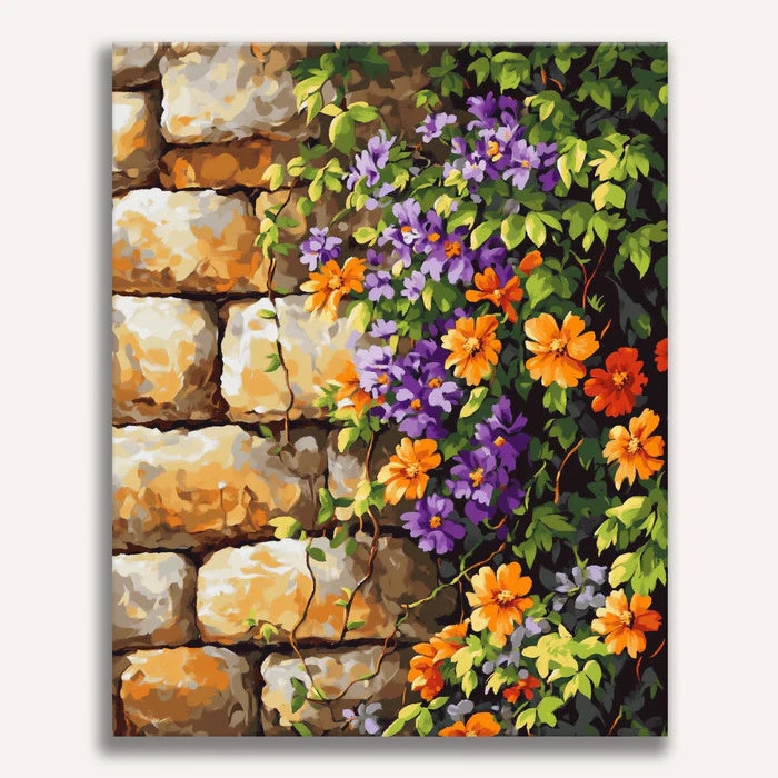 Vine Walls Painting by Numbers Premium Kit