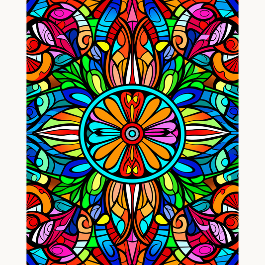 Vivid Mandala Symphony - Premium Art Kit