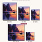 Coastal Embrace canvas sizes from 12 x 12 to 23.5 x 23.5 inches