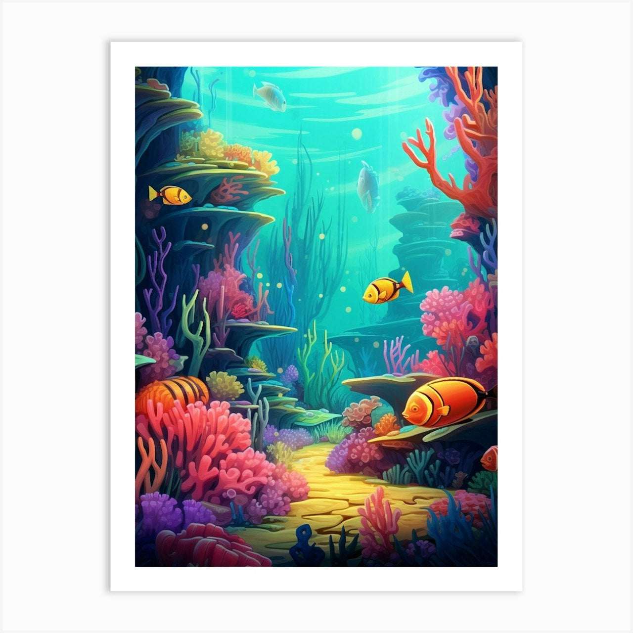 Whimsical Ocean World - Paint by Numbers