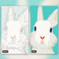 White Rabbit paint by numbers kit, before and after