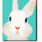 White Rabbit paint by numbers kit on stretched canvas