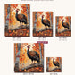 Wild Turkey in the Autumn Woods canvas sizes from 12 x 12 to 23.5 x 23.5 inches