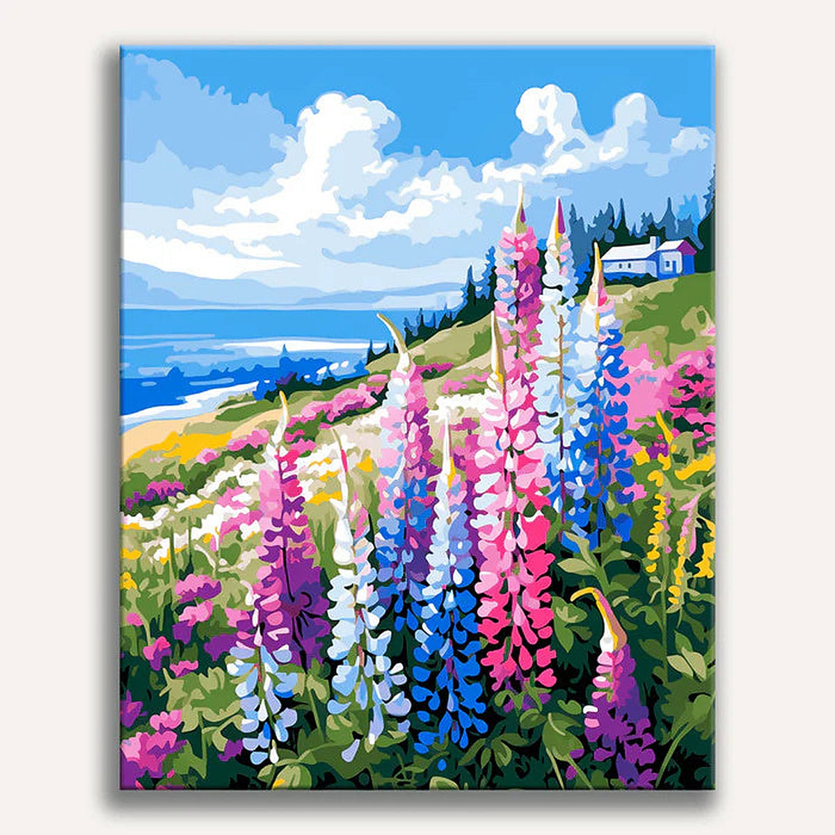 Wildflower Coastal Bluff Art Painting Kit