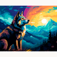 Wildland Wolf Premium Collection Canvas Art Kit