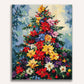 Winter Florals Painting by Numbers Premium Kit