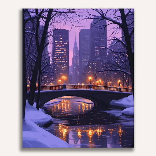 Winter Pathways Painting by Numbers Premium Kit