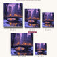 Winter Pathways canvas sizes from 12 x 12 to 23.5 x 23.5 inches