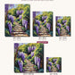 Wisteria Stone Steps canvas sizes from 12 x 12 to 23.5 x 23.5 inches